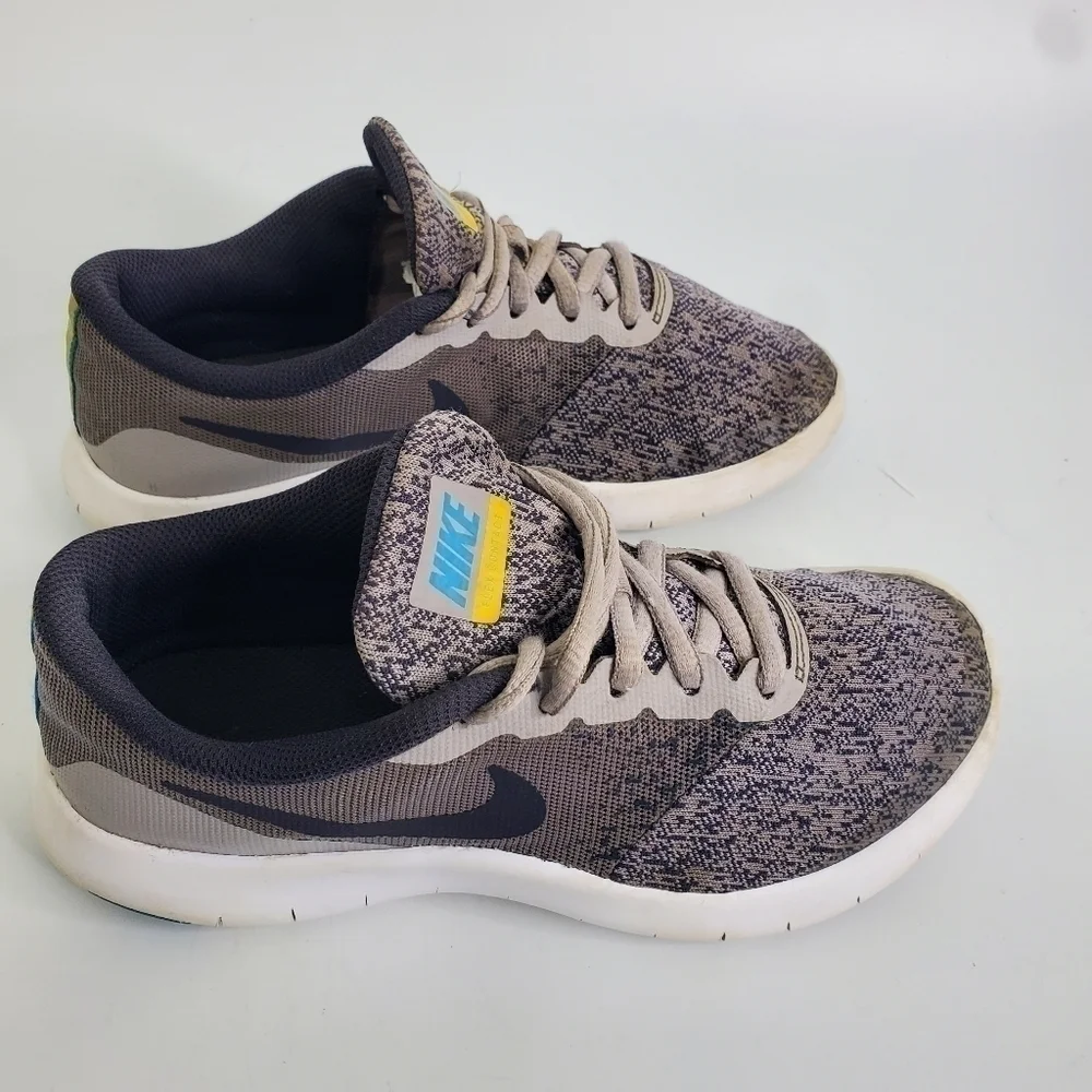 Nike Shoes Size 4.5 Youth 6 Women Flex Contact Sneakers s Athletic Gray